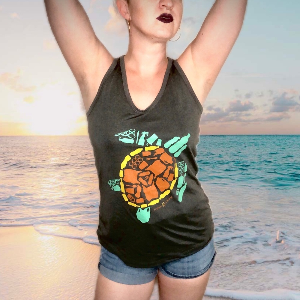 Trash Swag “Save the Sea Turtles Tank”